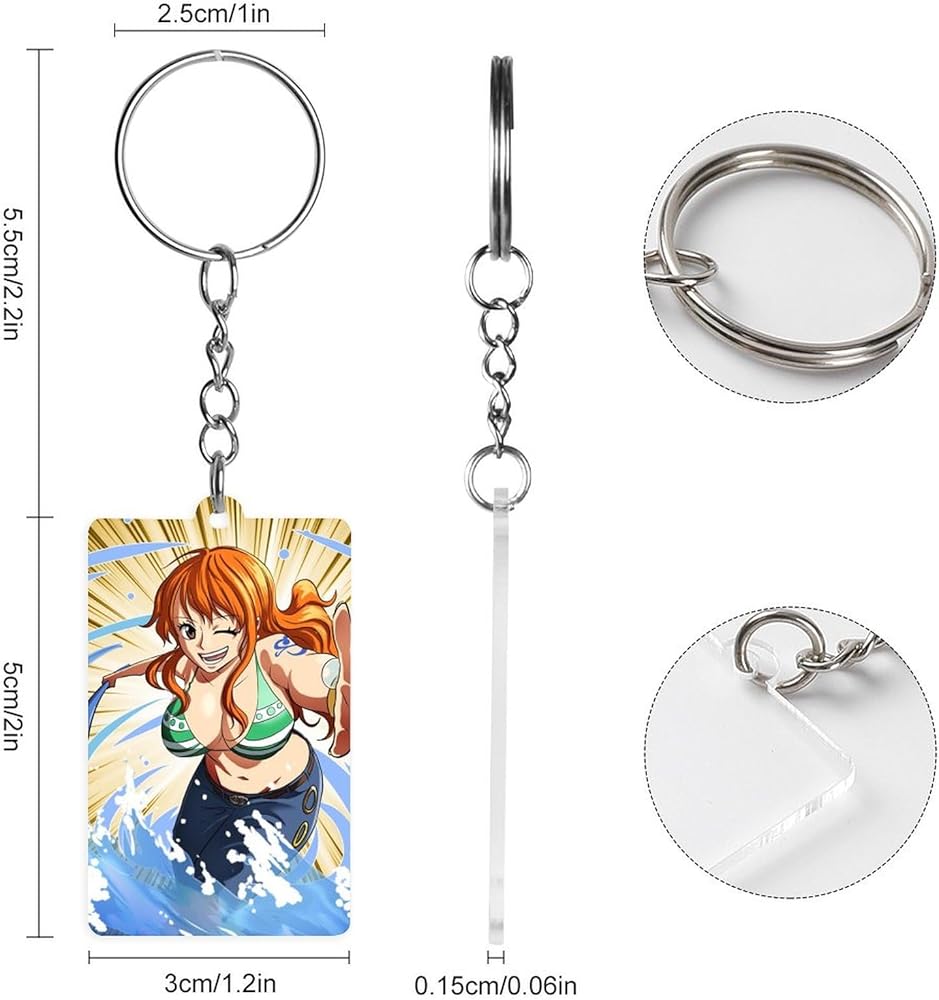 Amazon.co.jp: [BAKYAR] キーホルダー ワンピース ナミ ONE PIECE