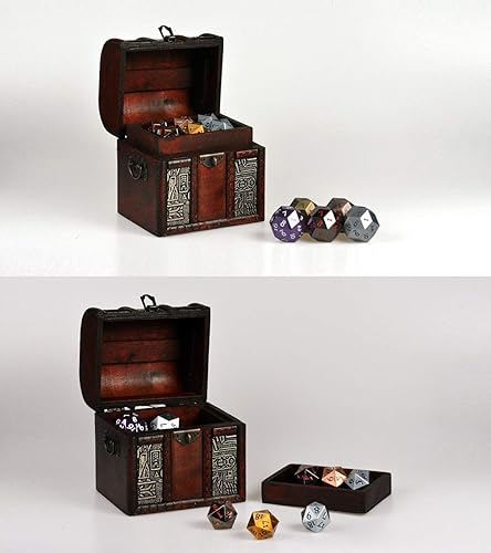 Miniatura 3 de Cofre élfico (armonía) Caja de madera para almacenamiento de juegos de cartas coleccionables TCG MTG Magic FaB YGO EDH Commander FaB PTCG dados y