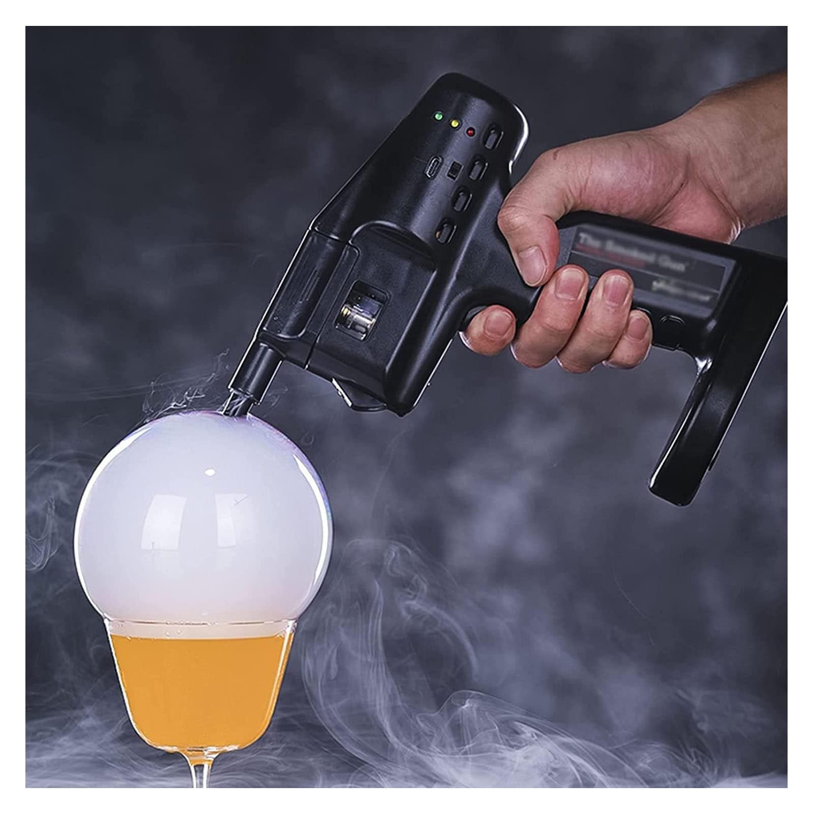 Affumicatore Palmare per Alimenti Pistola Portatile per Infusore di Fumo Pistola Fumante Cocktail, per Feste, Casa, Bar, Famiglia, con Sapori Affumicati Freddi