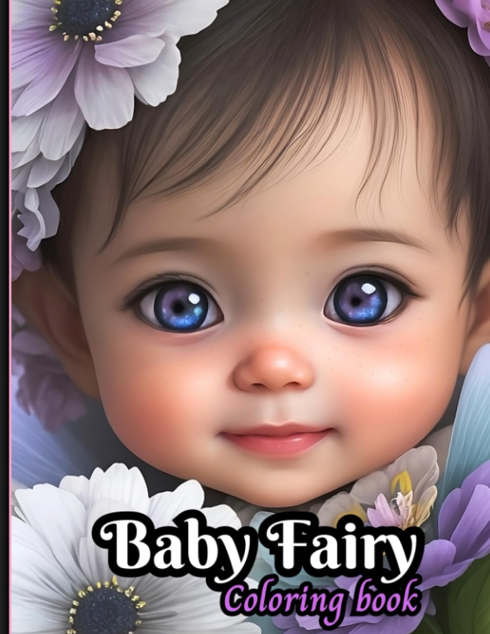 Baby Fairy coloring book: Fantasy Coloring Pages for adults,Adorable Enchanted Fairies,Illustrations for relaxation and stress relief.