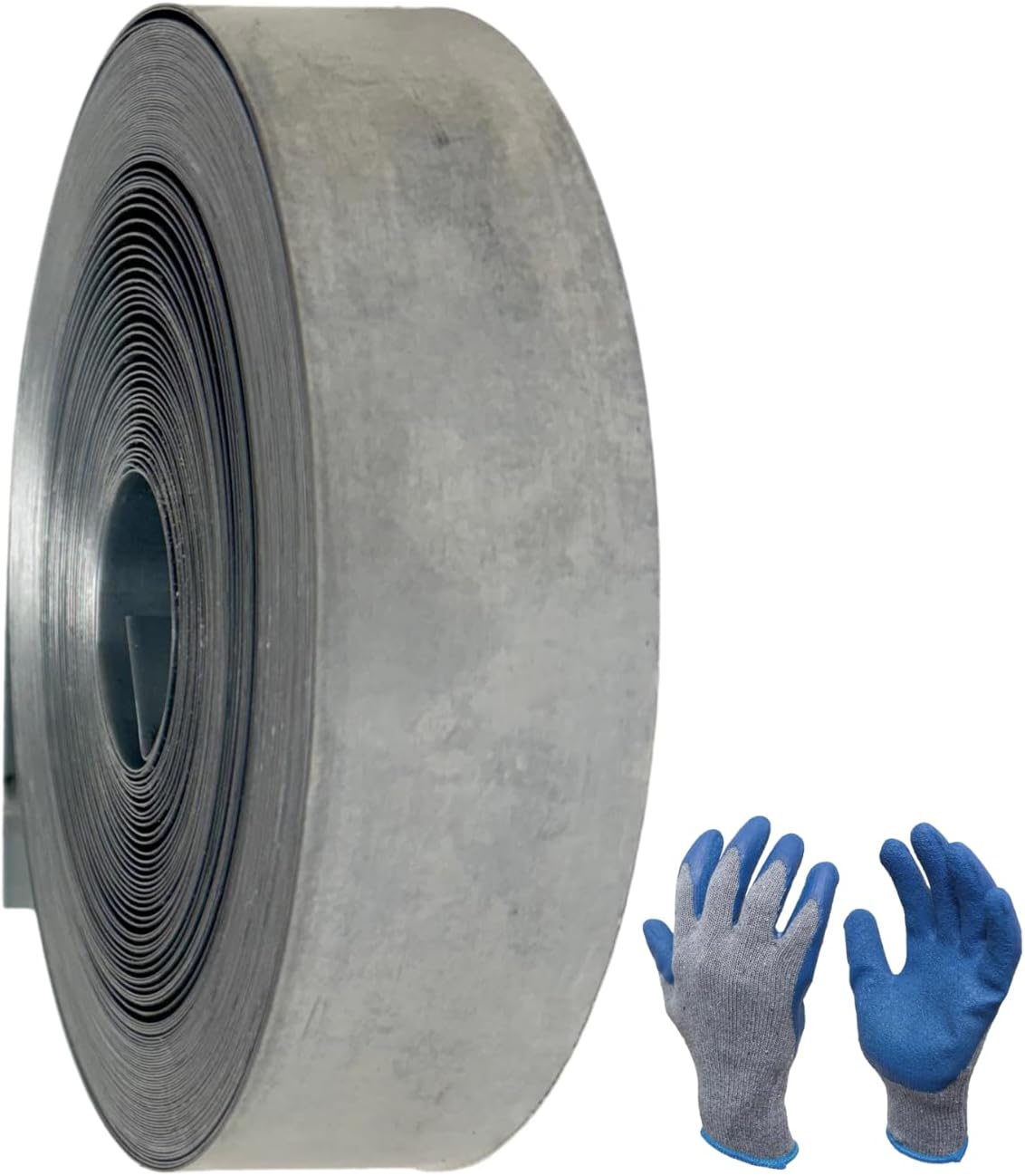 F&L 710-003 Heavy-Duty Metal Strap – 26 Gauge Galvanized Steel Strap , 1-1/2" x 100 ft, Duct Strap, Pipe Strap – Durable & Flexible for HVAC, Construction, Plumbing & Electrical Use