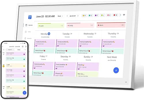 10.1" Digital Calendar, Meal Planner, Duty Chart, to Do List,HD