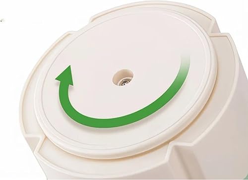 Miniatura 4 de Portalápices giratorio para organizadores de bolígrafos de escritorio, organizador de escritorio pequeño para oficina, hogar, escuela (blanco y