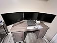 Amazon.com: TechOrbits Triple Monitor Mount - Universal Desk Mount Arms ...