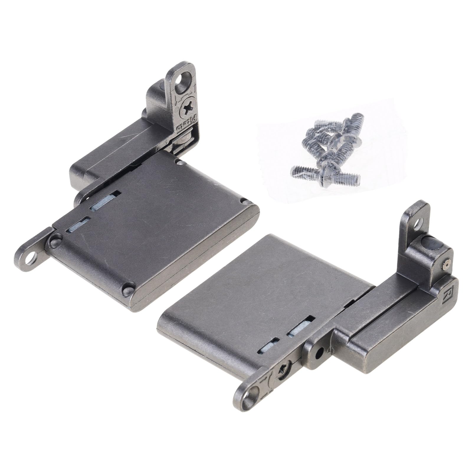 2Pcs Hydraulic Damping Buffering Hinge Aluminum Frame Glass Door Hinge Cabinet Door Buffer Cabinet Buffer