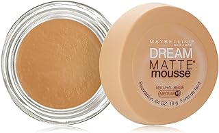 Maybelline New York - Base de maquillaje Dream Matte Mousse, Caramel, Dark 2, 0.64 onzas, el embalaje puede variar