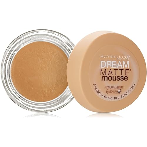 Maybelline New York Dream Matte Mousse Foundation, Natural Beige, 0.64 oz.