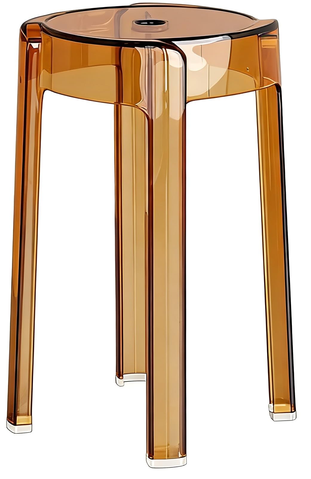 Transparenter Duschhocker aus transparentem Kunststoff, Badhocker für Dusche, Pediküre und Badezimmer, rutschfestes Design für Sicherheit und Komfort