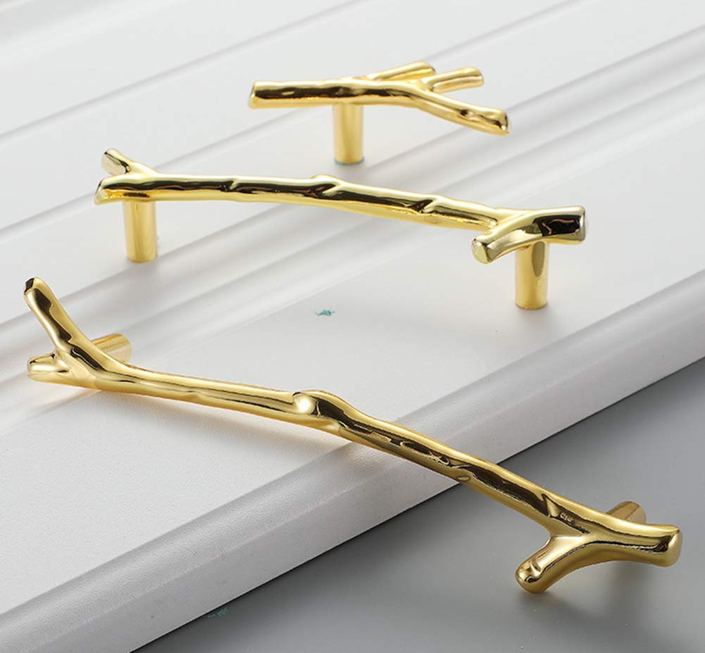 Lethato 3-Pack Gold Passage Door Handles – Brushed Gold, Zinc Alloy, Non-Locking For Closets & Hallways - View #11