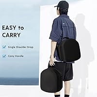 Vista 6 de GAGITERVR Hard Carrying Case Compatible with Playstration VR2 Gaming Headset and Accessories, PS VR2 Travel Case with Customizable Foam Fits