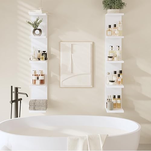 Miniatura 6 de Estante de Pared Blanco Lack de 5 Niveles - Organizador de Exhibición Multifuncional para Figuras de Anime, Funko Pop, Plantas, Maquillaje y Libros