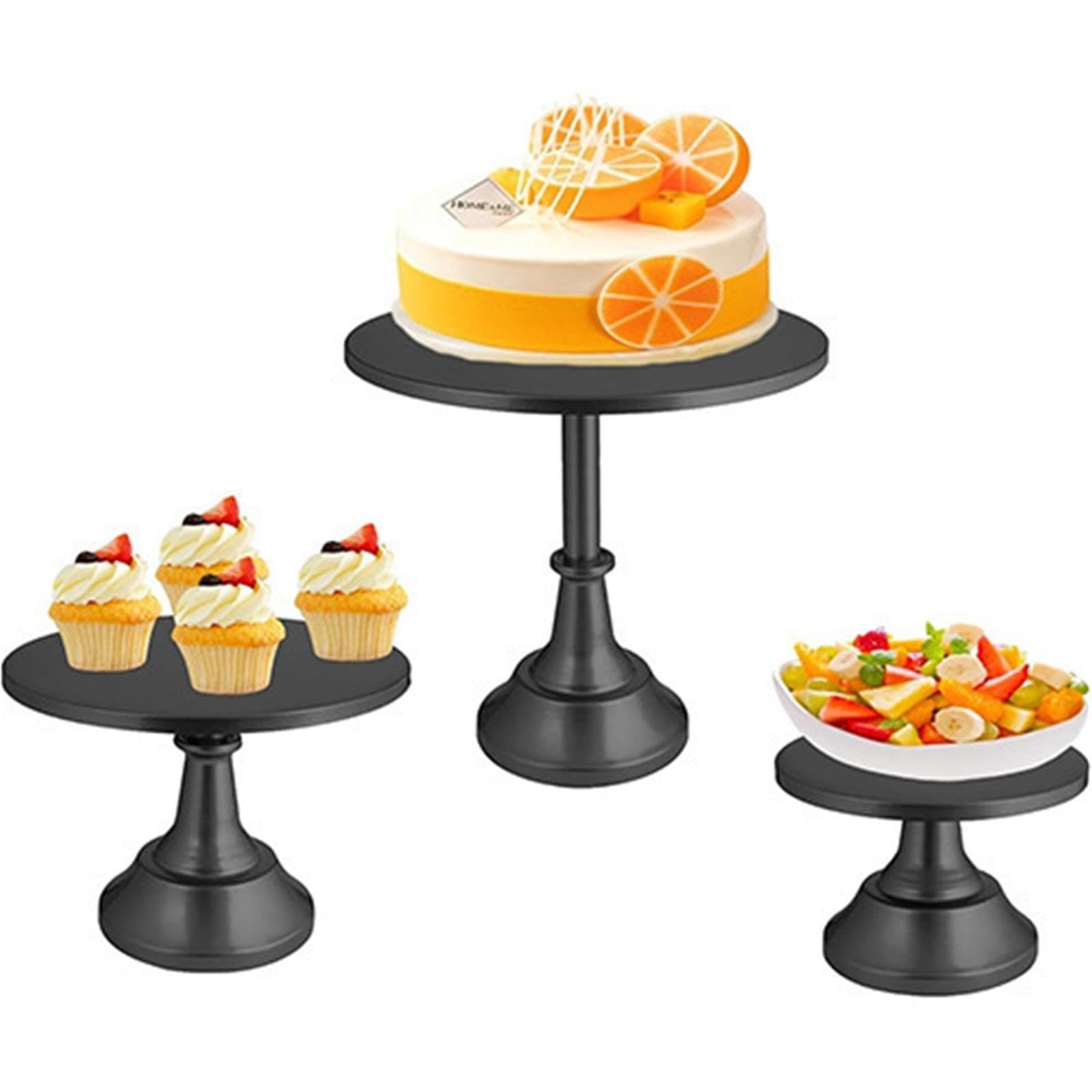 Juego De Soporte for Tartas Metal Tres Piezas Para Los Pasteles