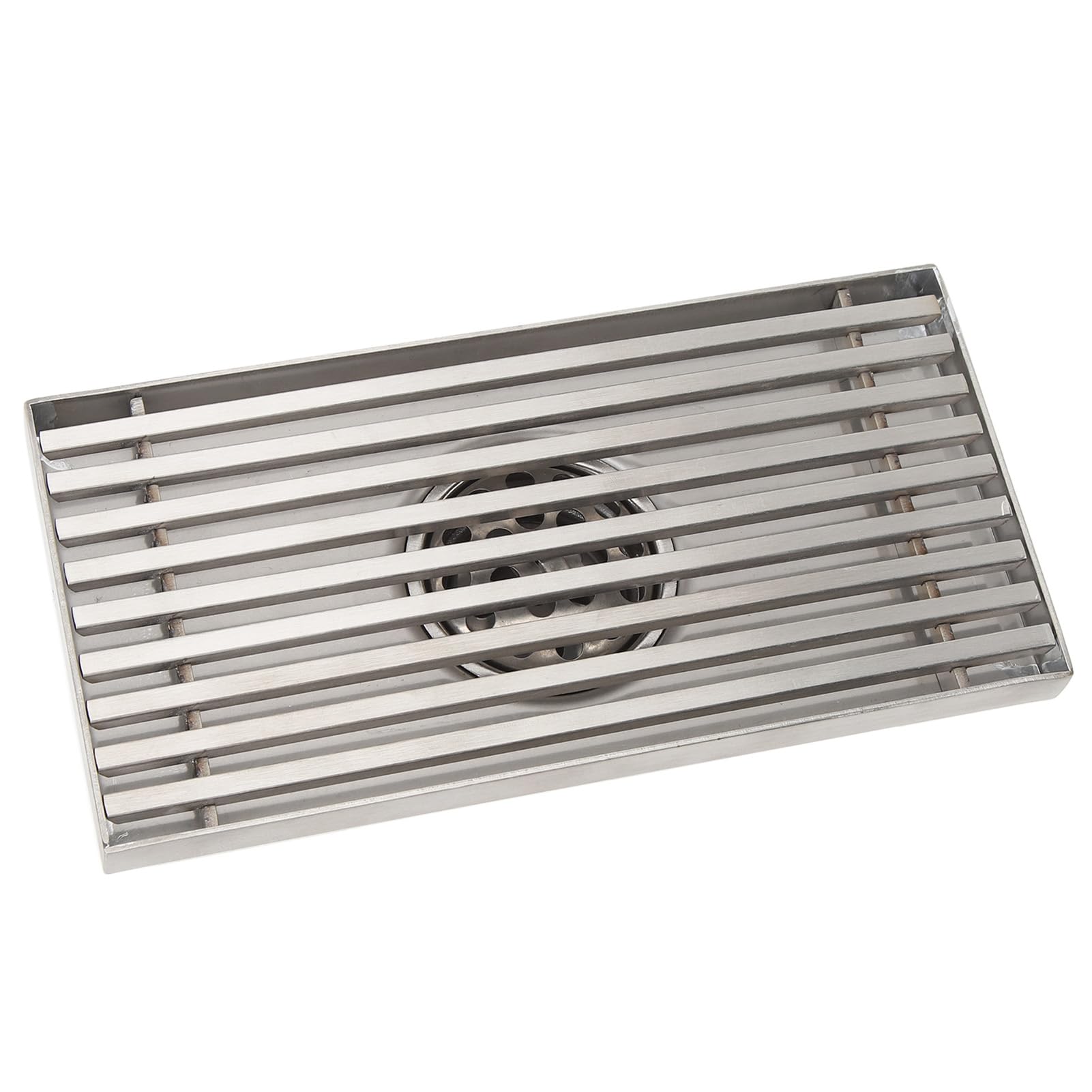 Desagüe de Ducha Lineal de Acero Inoxidable 304 |Engrosado de 8 Pulgadas para tubería de 50 mm |Olor - Bloqueo Desagüe De Piso De Baño para Duchas/Azulejos/Baños |Fácil (Drenaje Medio)