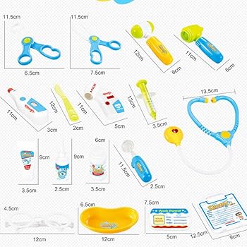 Amazon | Langba 17点セット お医者さんごっこ ドクター 心電図の作業