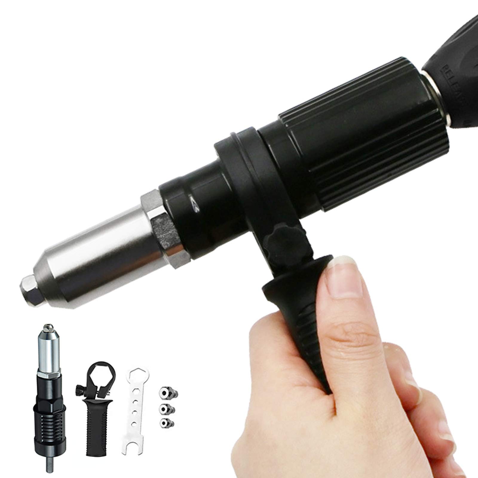 Buy Professional Rivet Adapter Kit with 4Pcs Different Matching Nozzle