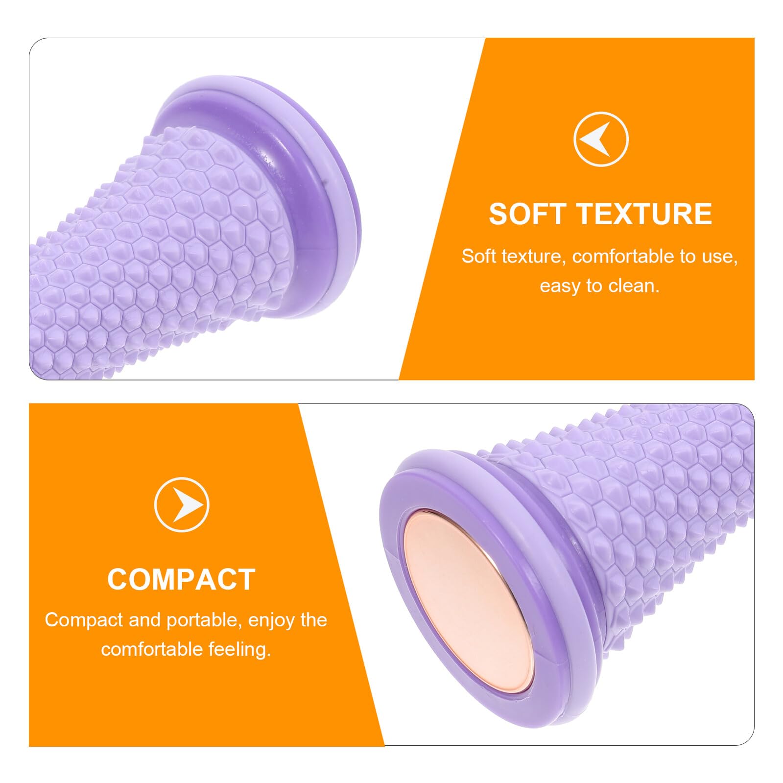 GLEAVI Fußmassage Roller für Plantarfaszien 2 Stück mit Manueller Rollenmassage für Fußsohlenmassage und Fußgesundheit im Alltag