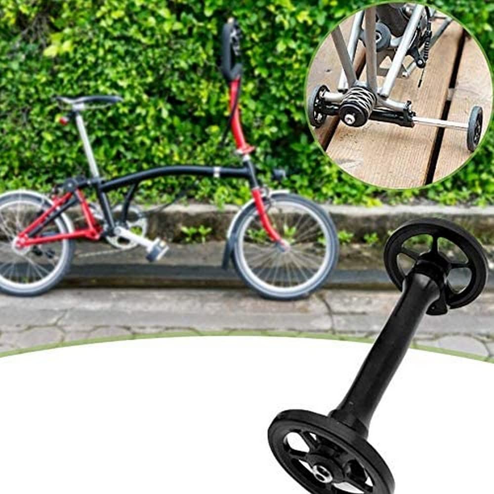 Eazy Wheels Extender for BROMPTON Folding Bicycle Easy Wheels Extension (EXTENDER + 2 x eazy wheels)