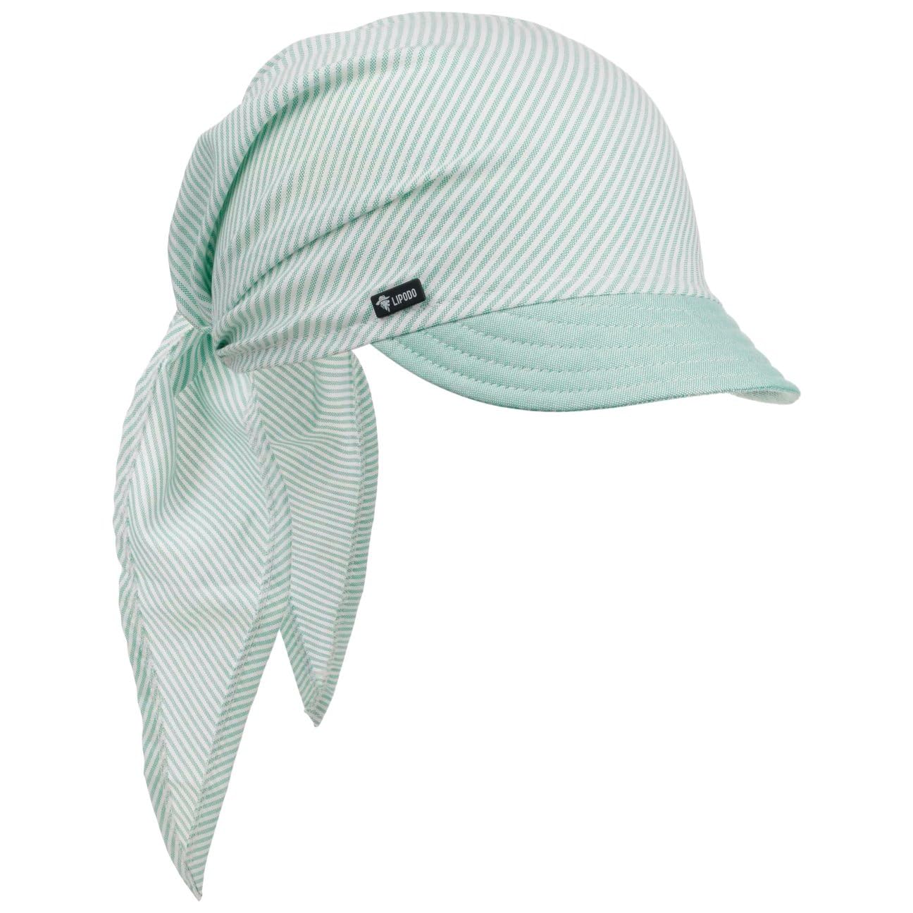 CAPPELLISHOP Jasmine Bandana con Visiera Rigato Multicolore Prodotto in Italia Donna Primavera Estate