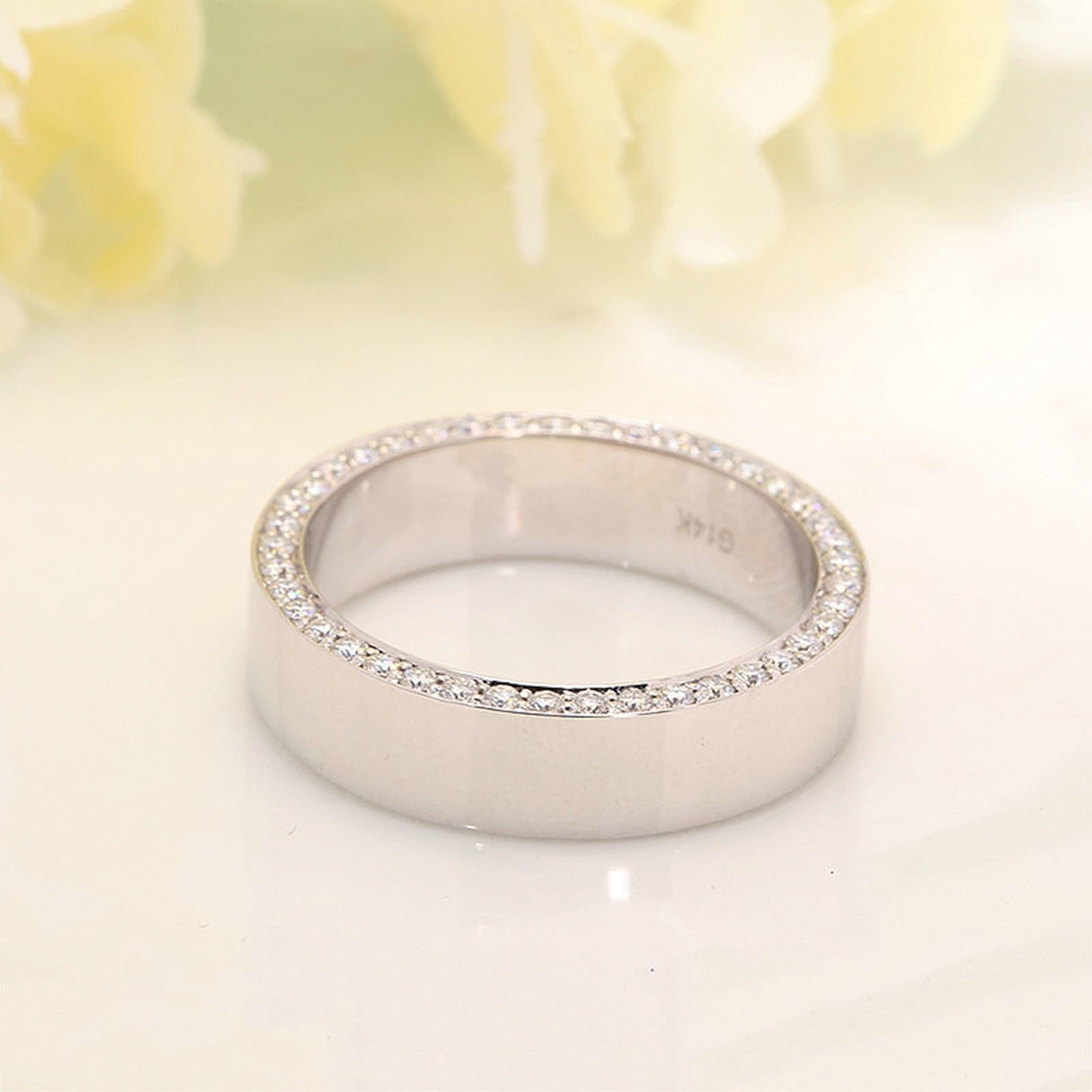 Anillo de compromiso de plata de ley 925 para hombre anillo de boda de moissanita de plata de ley 925 para hombre