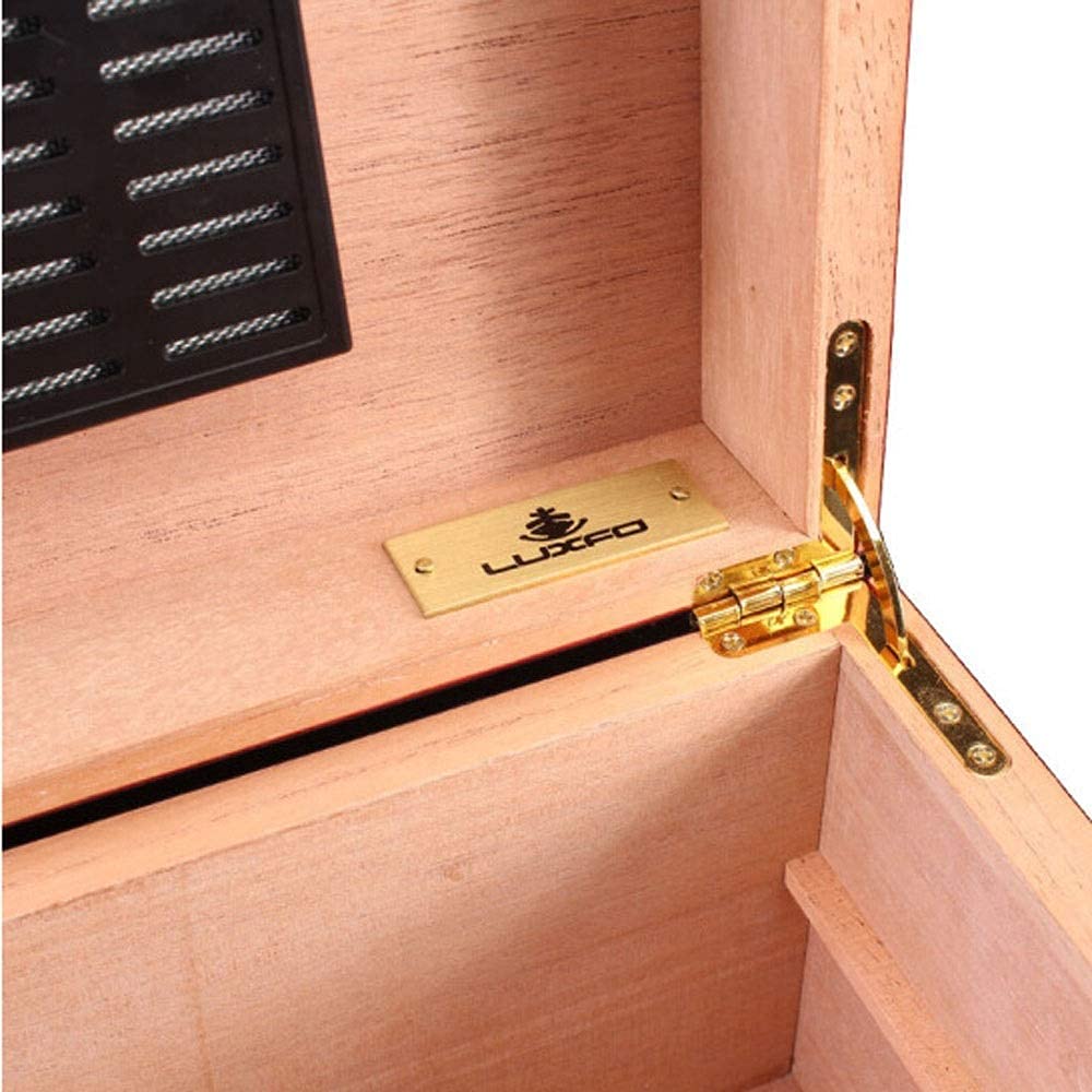 Humidor na cygaro Rose Red, mała szafka na cygara, pudełko na cygara