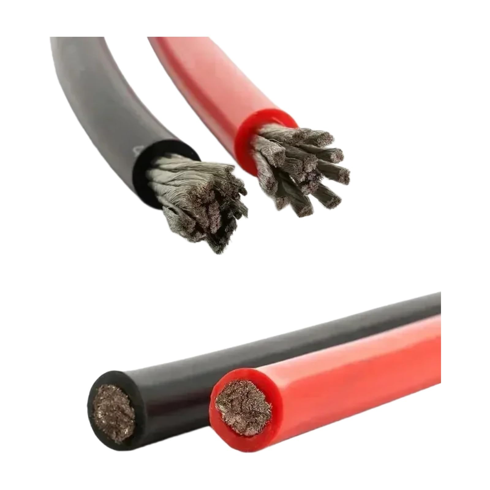 Cable eléctrico 1 m 10 m 50 mm2 1/0 AWG (rojo; 0 AWG-50 mm2; 10 m)