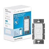 Caseta Original Smart Dimmer Switch ELV&plus; &lpar;Lutron Hub Required&rpar;&comma; 250W LED&comma; Single-Pole&sol;3-Way&comma; Neutral Required&comma; PD-5NE-WH&comma; White