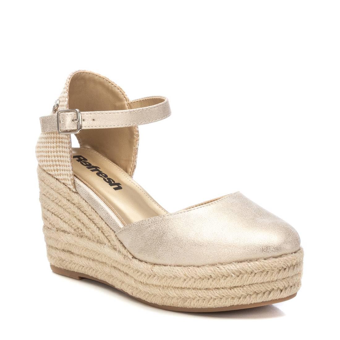 REFRESH - Sandales à talons compensés Femme - Chaussures confortables et polyvalentes – Mode décontractée