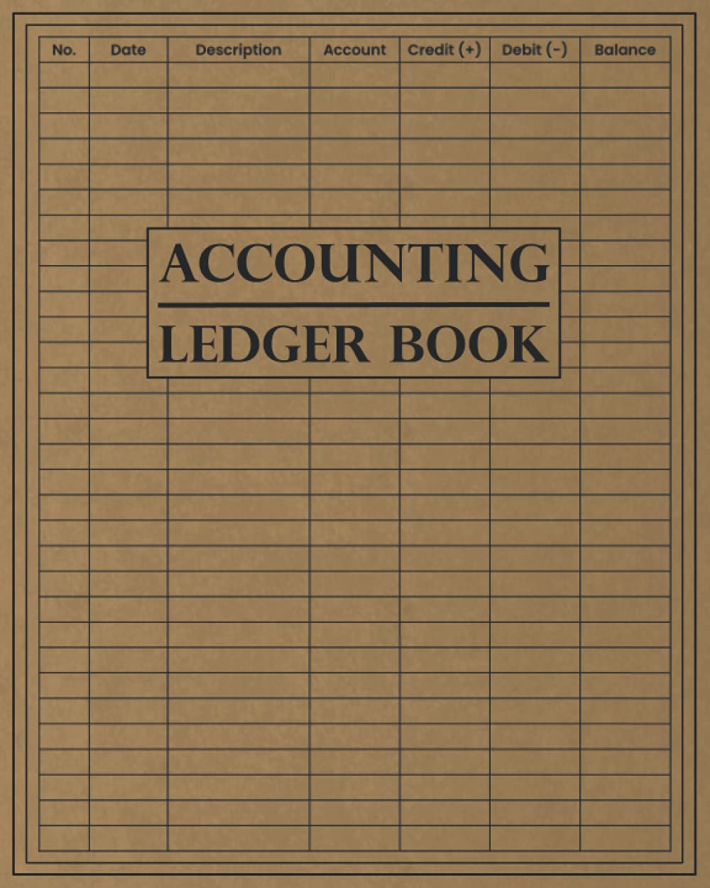 Accounting Ledger Book Elegant Bookkeeping Record Book/ Ledger Book for Small
