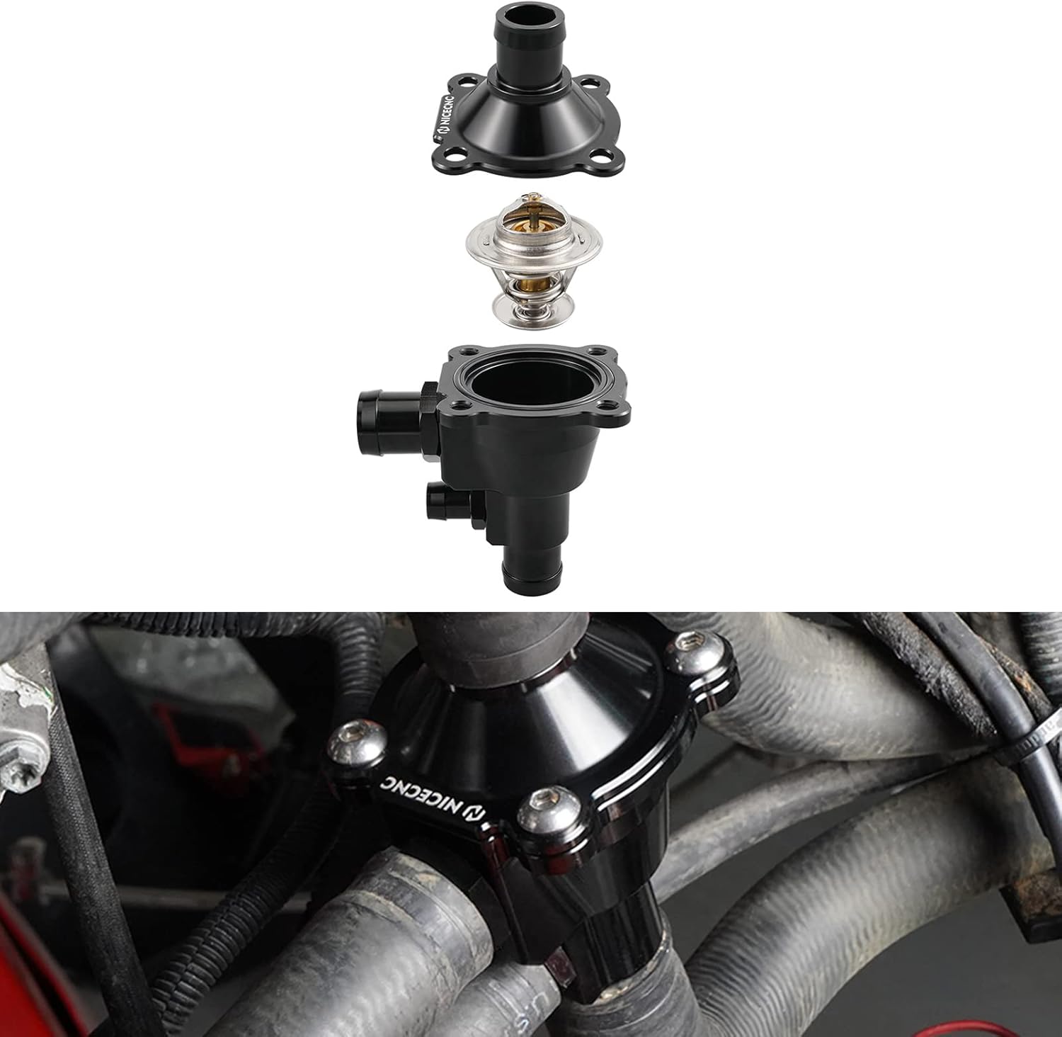 NICECNC Aluminum Thermostats Upgraded Detachable 709200581