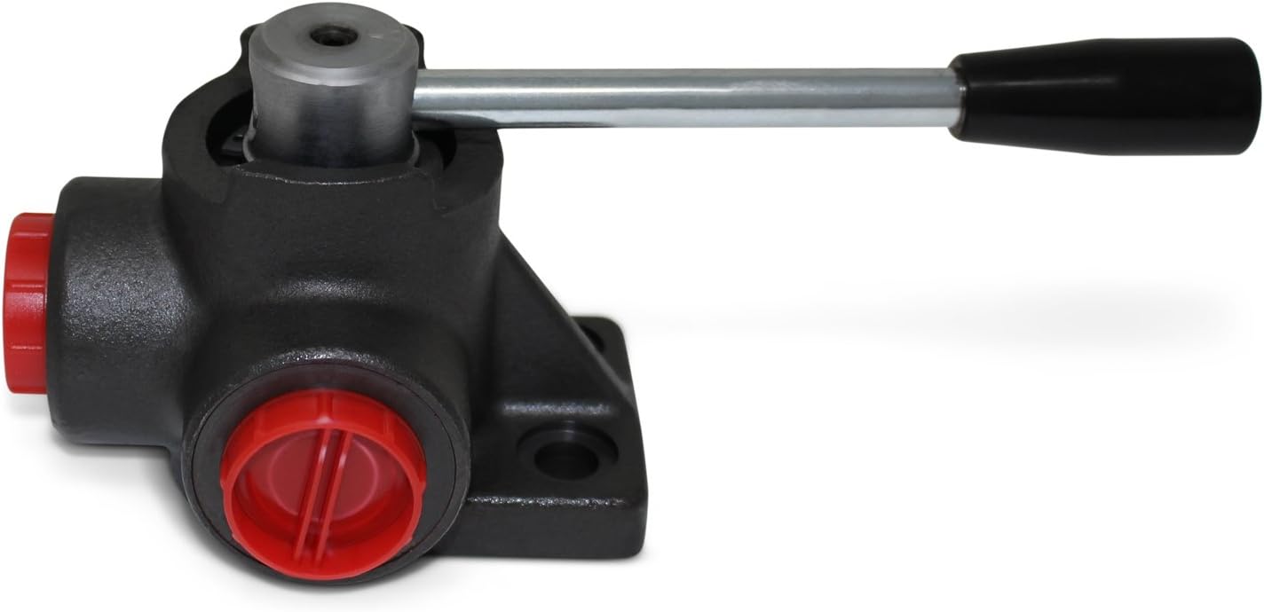 Hydraulic Rotary Diverter Valve, 3 Way, Open Center, 32 GPM, #12 SAE Ports