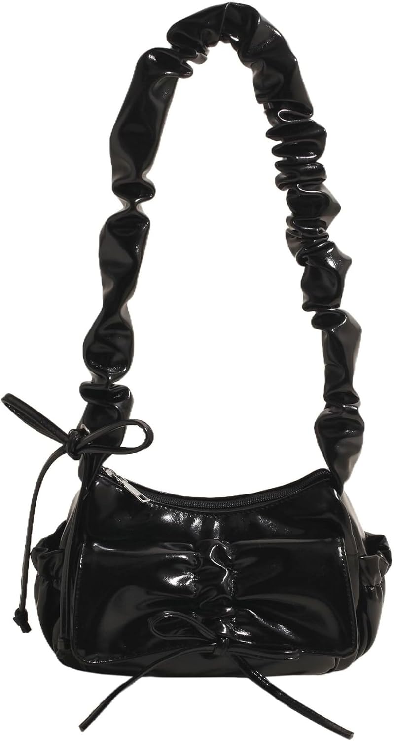 Red Shoulder Bag for Women Coquette Bow Purse Aesthetic Y2k