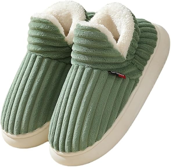 DAFENP Chausson Homme Femme Pantoufle Hiver Chaud Peluche Antidérapant DAFENP Chausson Homme Femme Pantoufle Hiver Chaud Peluche Antidérapant