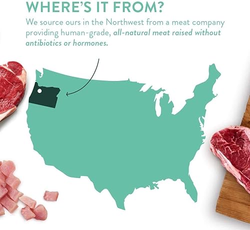 Miniatura 4 de Portland Pet Food Company Multipack (1 bolsa de comida y 1 paquete de galletas) - Wally's - Paquete combinado de galletas de calabaza sin granos y