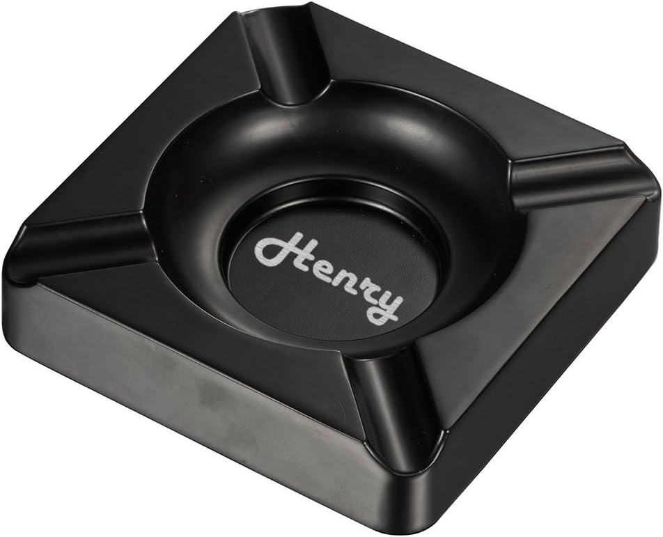 Visol Personalized Heavyweight Gunmetal Cigar Ashtray with Free Engraving