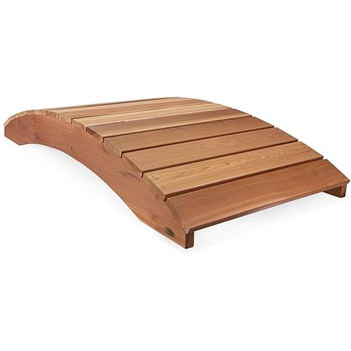 All Things Cedar Wooden Bridge, Outdoor Garden Walkway for Backyard
