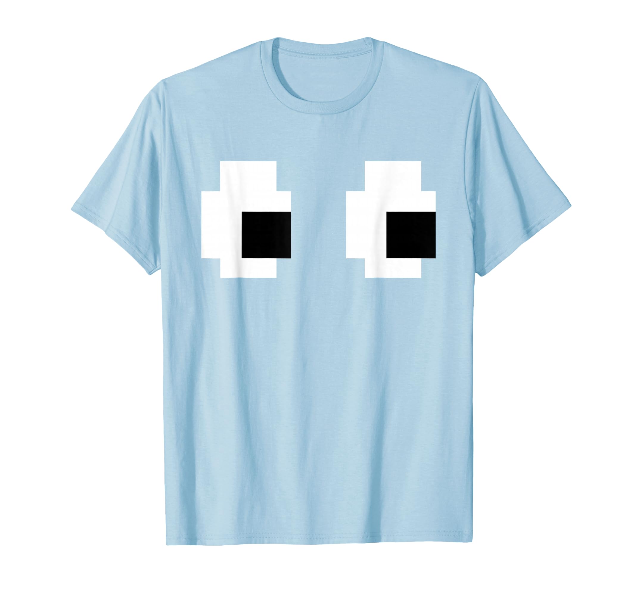 Retro Arcade Game Ghost Eyes Halloween Group Costume T-Shirt