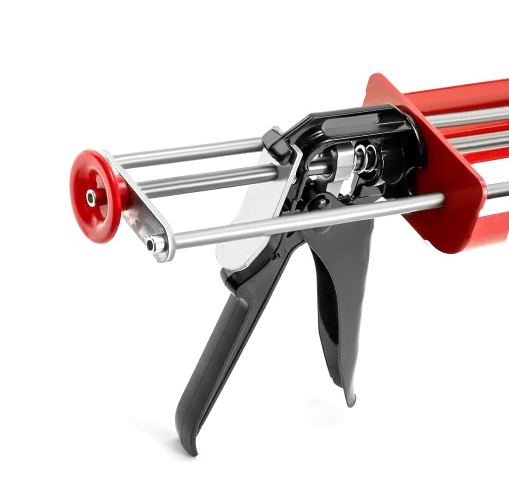 Pistola de calafateo de doble componente, para 400 ml/399.2 ml (relación de mezcla 1:1), pistola epoxi adhesiva de unión de panel, pistola de calafateo de silicona de doble componente que ahorra mano