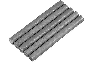 Graphite Rods: 99.9% Pure Electrodes for Chemistry and Electrolysis (100mm x 10mm)