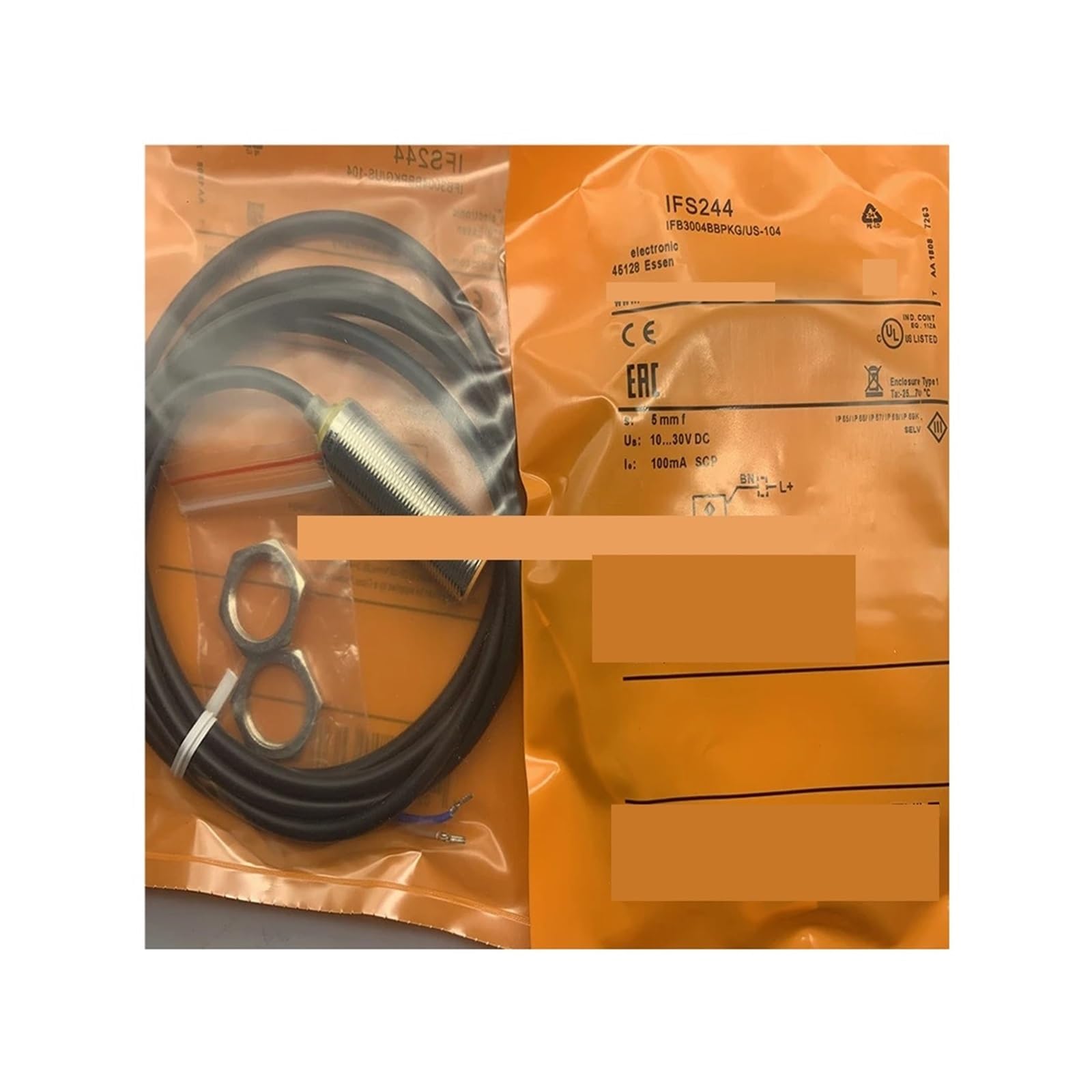Capteur IFS247 et interrupteur de proximité IFS210 IFS244 pour automatisme