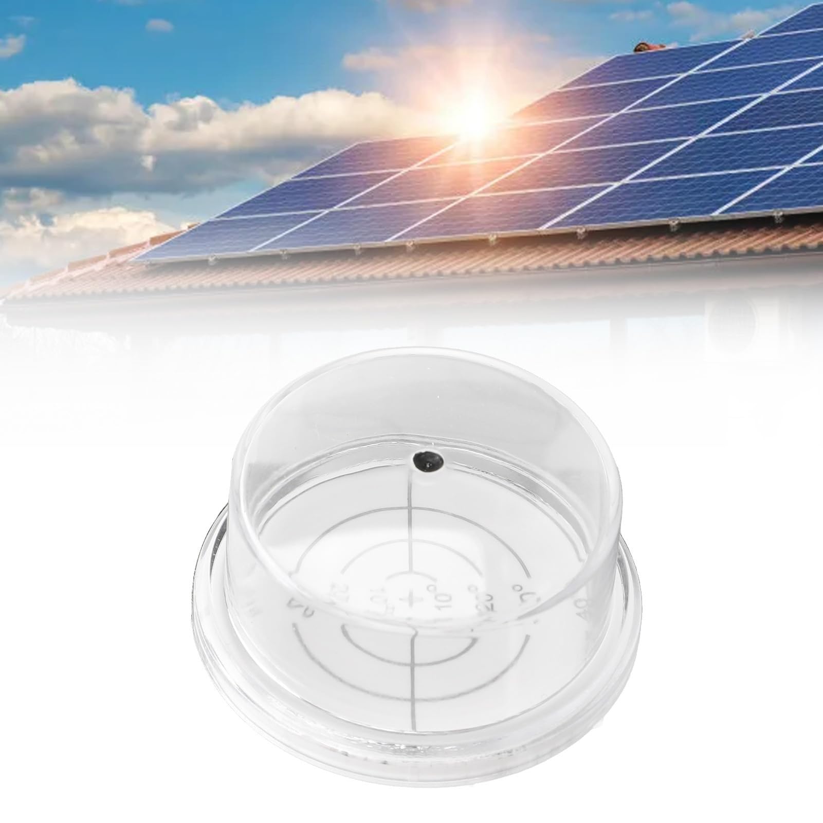 Solarmodul-Winkelfinder – Manuelle Sonnen-Tracker-Führung | Wasserdichtes Solar-Winkelmessgerät für maximale Energieeffizienz, einfache Installation