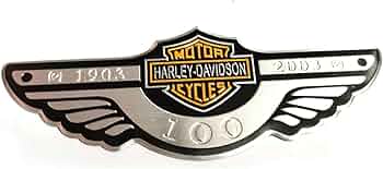 【純正 2枚組】ハーレー 100周年記念エンブレム 1903-2003 tk専用 Amazon | ハーレー用エンブレムバッジ1個。100周年記念エディション用