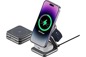 Magnetic Wireless Charger by Adam Elements: 3-in-1 Travel Charging Companion