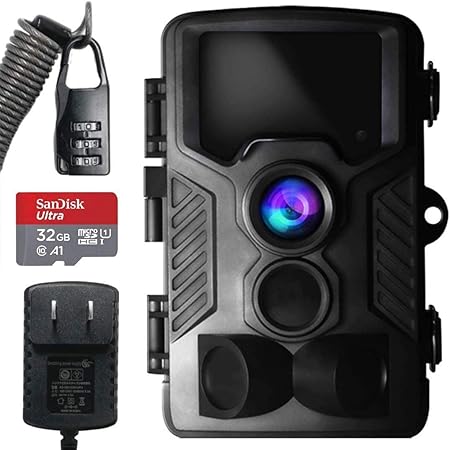 Amazon Co Jp 最新型nl 国内メーカー品 防犯カメラ トレイルカメラ 業界最高4k 高画質 最長18ヶ月待機 屋外 防水 防塵 Ip66対応 2160p 1080p対応 不可視光赤外線led 監視カメラ 動体検知 人感センサー 夜間対応 電池式 自動上書き録画 32gb Microsdカード Ac