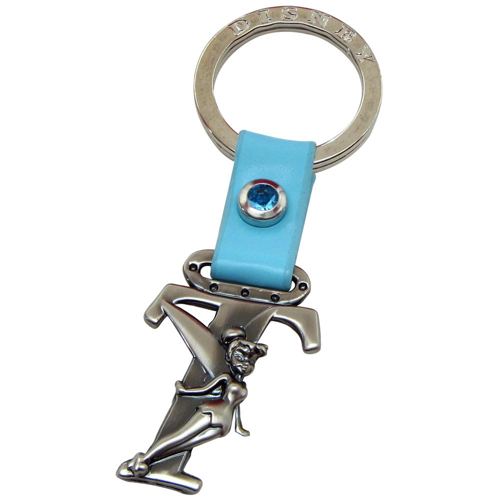 Tinker Bell Letter T Pewter Key Chain by Disney