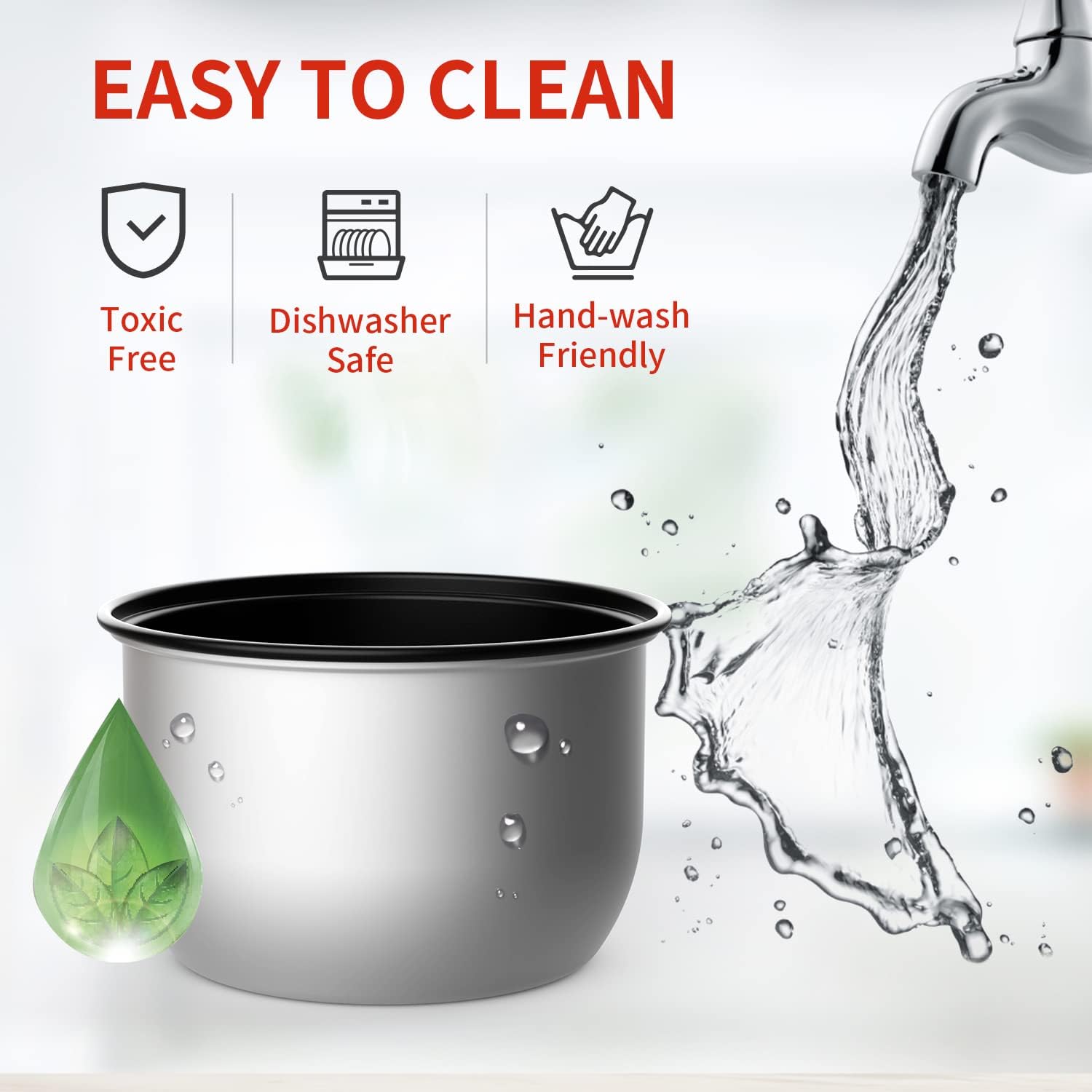 Easy to clean features of Macook Mini Rice Cooker