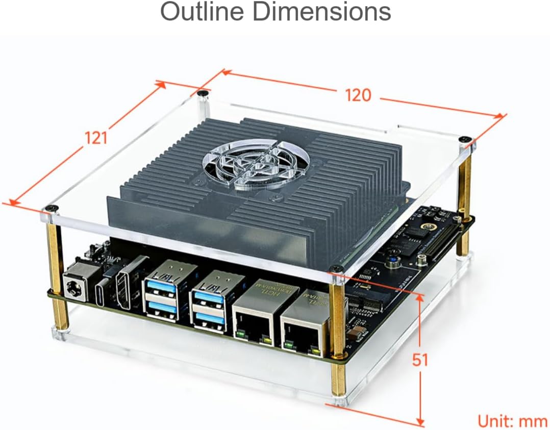 TUOPUONE D-Robotics RDK S100 Robot Development Kit 80 Tops Computing Power BPU Equipped with RDK S100 Intelligent Computing Power Core