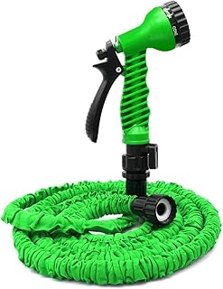 YupFun 100ft Expanding Flexible Magic Hose with Gun, Water Pipe (Blue)