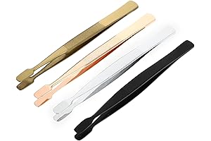 Stamp collecting supplies: 4Pcs Stamp Stainless steel tongs