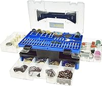 Vista 2 de Swordfish 10008-349pc Kit de accesorios de herramientas rotativas para cortar molienda lijado afilado tallado pulido, total 349 piezas