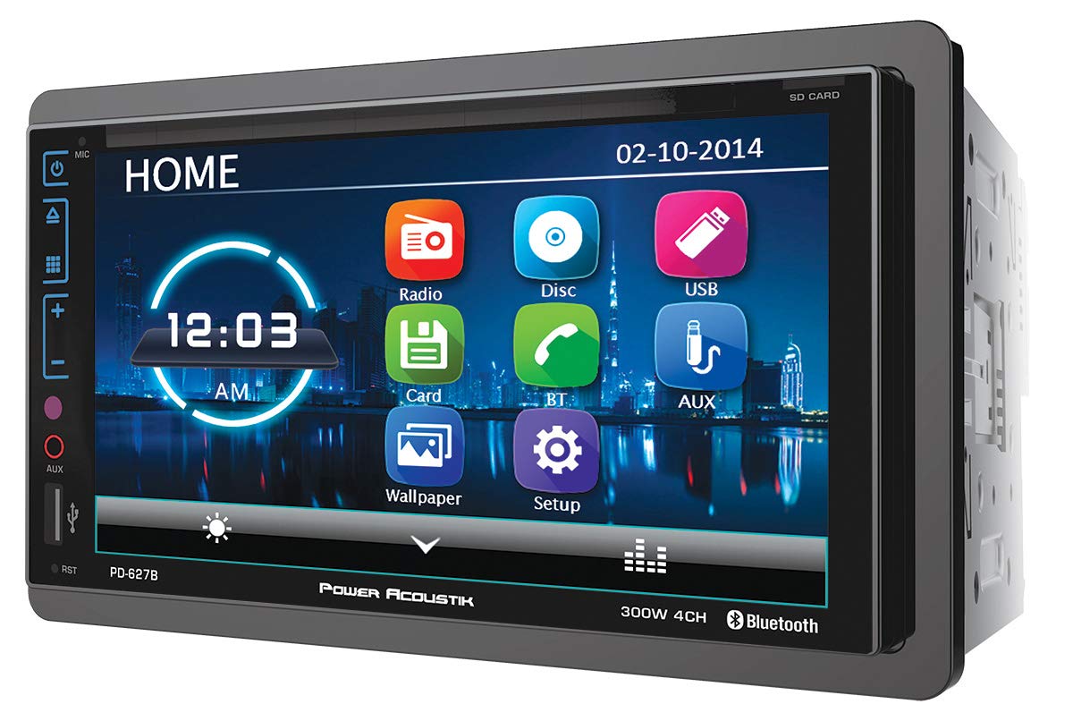 Amazon.com: Power Acoustik PD-627B Double DIN with 6.2-inch